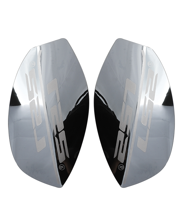 FF900 Alu plade udv. sæt crome